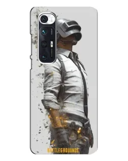 Чехол для Xiaomi Mi 10s с картинкой «PUBG — боец в пыли»