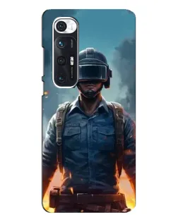 Чехол для Xiaomi Mi 10s с картинкой «PUBG — реалистичный герой»