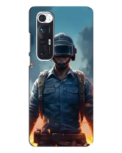 Чехол для Xiaomi Mi 10s с картинкой «PUBG — реалистичный герой»