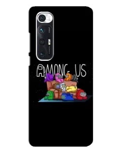 Чехол для Xiaomi Mi 10s с картинкой «Логотип Among Us»