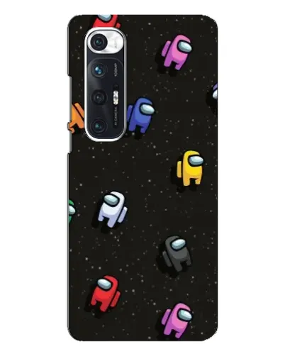 Чехол для Xiaomi Mi 10s с картинкой «Космический паттерн Among Us»
