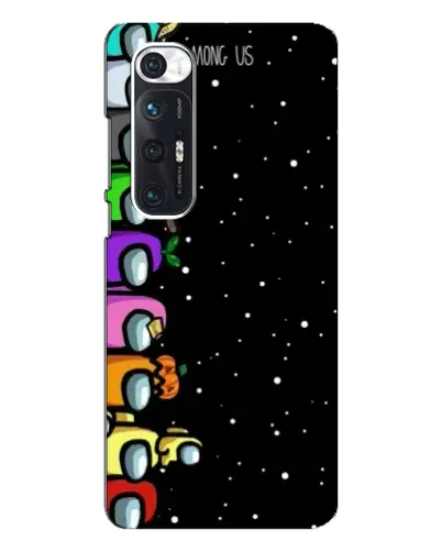 Чехол для Xiaomi Mi 10s с картинкой «Команда Among Us»
