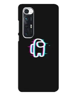 Чехол для Xiaomi Mi 10s с картинкой «Among Us неон»
