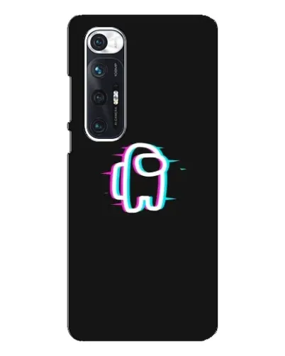 Чехол для Xiaomi Mi 10s с картинкой «Among Us неон»