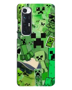Чехол для Xiaomi Mi 10s с картинкой «Криперы Minecraft» Чехол для Xiaomi Mi 10s с картинкой «Криперы Minecraft»