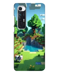 Чехол для Xiaomi Mi 10s с картинкой «Minecraft летний день»