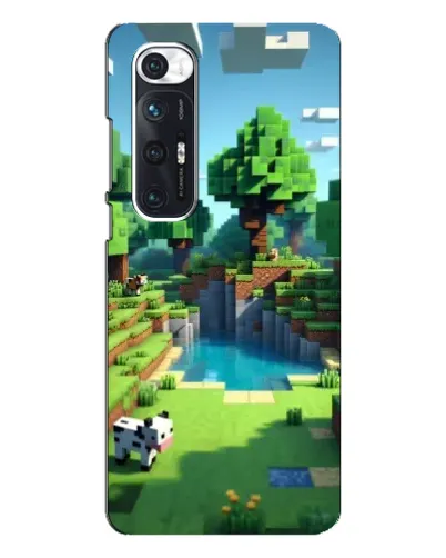 Чехол для Xiaomi Mi 10s с картинкой «Minecraft летний день»
