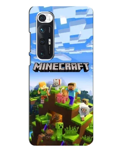 Чехол для Xiaomi Mi 10s с картинкой «Minecraft классический мир»