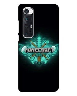 Чехол для Xiaomi Mi 10s с картинкой «Minecraft Diamond лого»