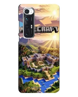 Чехол для Xiaomi Mi 10s с картинкой «Minecraft панорама»