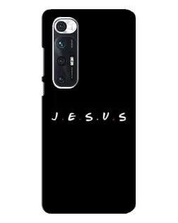 Чехол для Xiaomi Mi 10s с картинкой «Точки веры J.E.S.U.S.»
