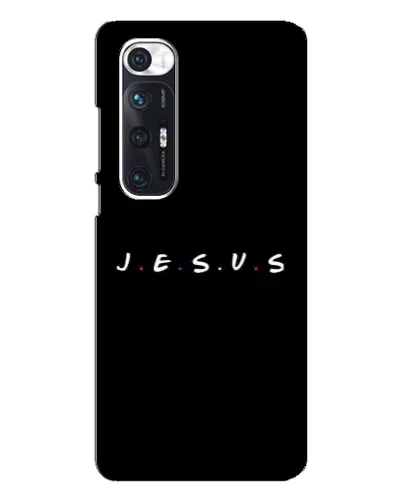 Чехол для Xiaomi Mi 10s с картинкой «Точки веры J.E.S.U.S.»