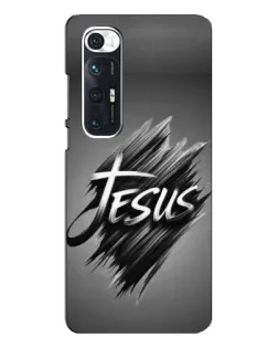 Чехол для Xiaomi Mi 10s с картинкой «Надпись Jesus Graffiti»