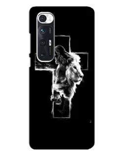 Чохол для Xiaomi Mi 10s з картинкою «Сяючий хрест Jesus»