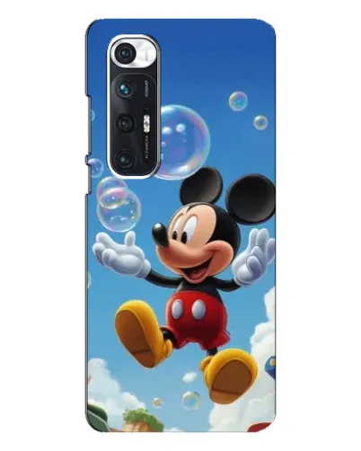 Чехол для Xiaomi Mi 10s с картинкой «Mickey и мыльные пузыри»