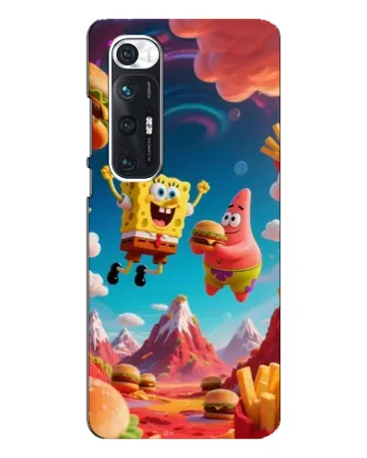 Чехол для Xiaomi Mi 10s с картинкой «Космический фастфуд»