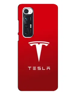 Чехол для Xiaomi Mi 10s с картинкой «Tesla Red Classic»