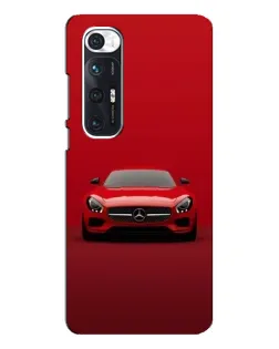 Чехол для Xiaomi Mi 10s с картинкой «Красный Mercedes AMG»