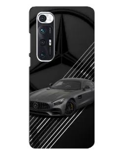 Чехол для Xiaomi Mi 10s с картинкой «Mercedes AMG — графика»