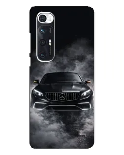 Чехол для Xiaomi Mi 10s с картинкой «Mercedes в дыму»