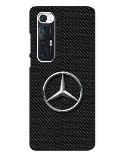 Чехол для Xiaomi Mi 10s с картинкой «Карбоновый Mercedes стиль»