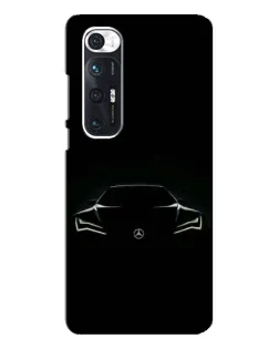 Чехол для Xiaomi Mi 10s с картинкой «Mercedes — силуэт авто»