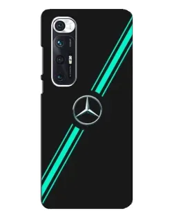 Чехол для Xiaomi Mi 10s с картинкой «Спортивные линии Mercedes»