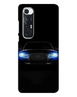 Чехол для Xiaomi Mi 10s с картинкой «Audi в неоне»