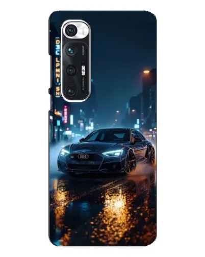 Чехол для Xiaomi Mi 10s с картинкой «Ночной город и Audi» Чехол для Xiaomi Mi 10s с картинкой «Ночной город и Audi»