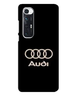 Чехол для Xiaomi Mi 10s с картинкой «Audi — золотой логотип»