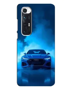 Чехол для Xiaomi Mi 10s с картинкой «Audi — голубая энергия»