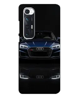 Чехол для Xiaomi Mi 10s с картинкой «Audi — ночное отражение»