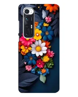 Чехол для Xiaomi Mi 10s с картинкой «Цветочная феерия»
