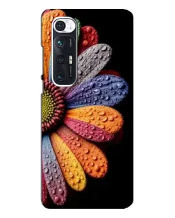 Чехол для Xiaomi Mi 10s с картинкой «Радужный цветок»