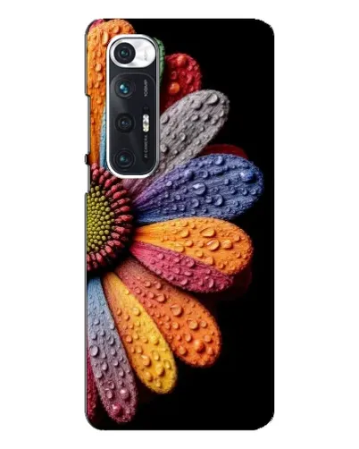 Чехол для Xiaomi Mi 10s с картинкой «Радужный цветок»