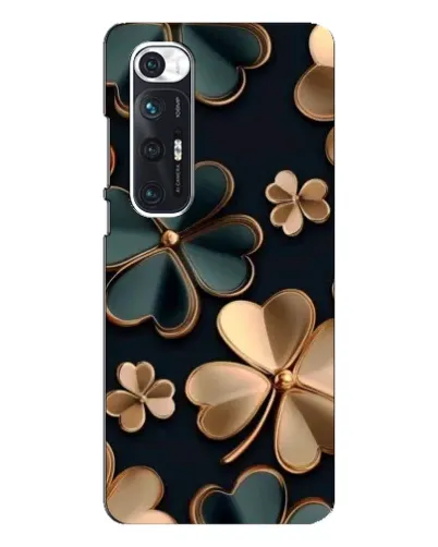 Чехол для Xiaomi Mi 10s с картинкой «Клевер в золоте»