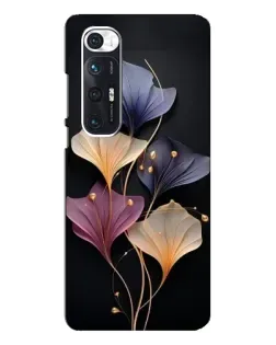 Чехол для Xiaomi Mi 10s с картинкой «Лиловые цветы грации»