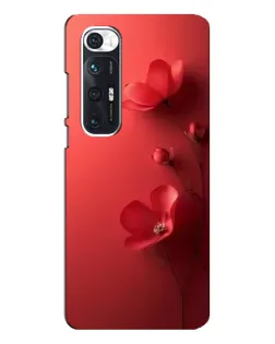 Чехол для Xiaomi Mi 10s с картинкой «Маковые соцветия»