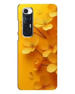 Чехол для Xiaomi Mi 10s с картинкой «Золотые лепестки»