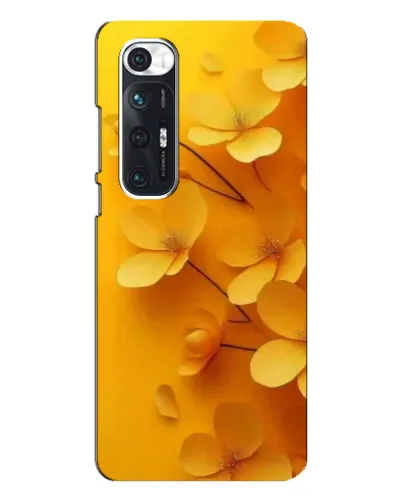 Чехол для Xiaomi Mi 10s с картинкой «Золотые лепестки»