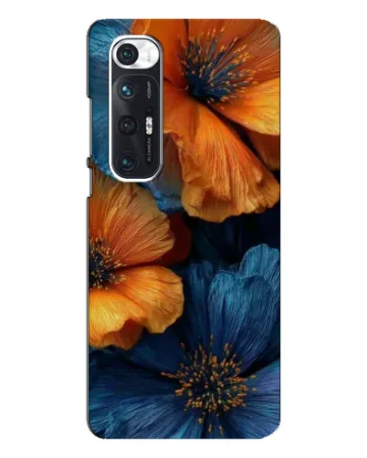 Чехол для Xiaomi Mi 10s с картинкой «Яркая сине-оранжевая флора» Чехол для Xiaomi Mi 10s с картинкой «Яркая сине-оранжевая флора»