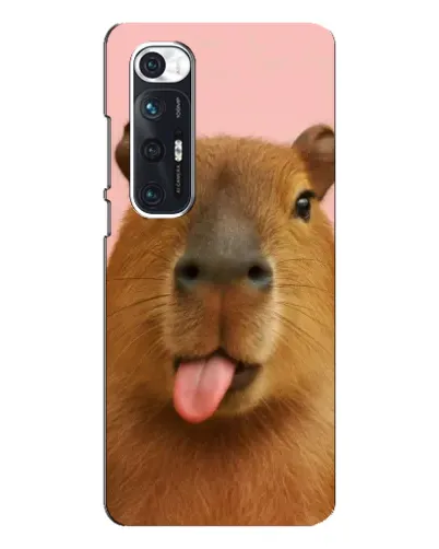 Чехол для Xiaomi Mi 10s с картинкой «Капибара с языком» Чехол для Xiaomi Mi 10s с картинкой «Капибара с языком»