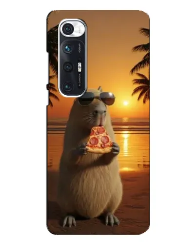 Чехол для Xiaomi Mi 10s с картинкой «Капибара с пиццей» Чехол для Xiaomi Mi 10s с картинкой «Капибара с пиццей»