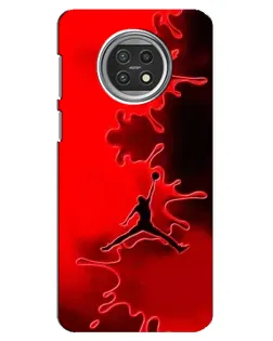 Чехол для Xiaomi Mi 10t Lite с картинкой «Jordan Red Smoke»
