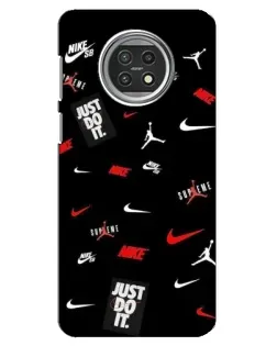 Чехол для Xiaomi Mi 10t Lite с картинкой «Nike Mix Pattern»