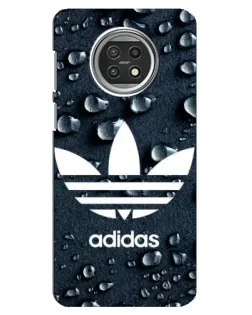 Чехол для Xiaomi Mi 10t Lite с картинкой «Adidas Trefoil Blue»
