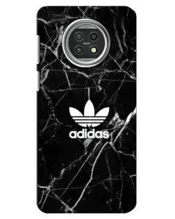 Чехол для Xiaomi Mi 10t Lite с картинкой «Белый мрамор Adidas»