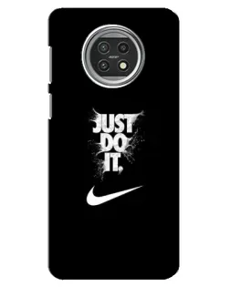 Чехол для Xiaomi Mi 10t Lite с картинкой «Текстовый принт Nike»