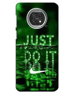 Чехол для Xiaomi Mi 10t Lite с картинкой «Зеленый неоновый Nike»