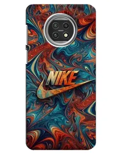 Чехол для Xiaomi Mi 10t Lite с картинкой «Nike в абстракции»